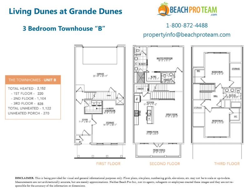 Grande Dunes - Living Dunes Townhouse B - 3 Bedroom